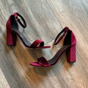 Madden Girl heels in Burgandy